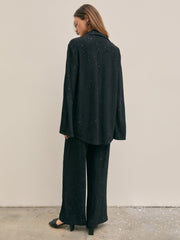 High Waisted Glitter Pull-On Pants