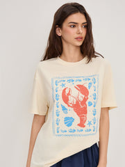 Oversized Lobster Graphic Tee