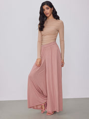 Extreme Wide Leg Pull-On Pant